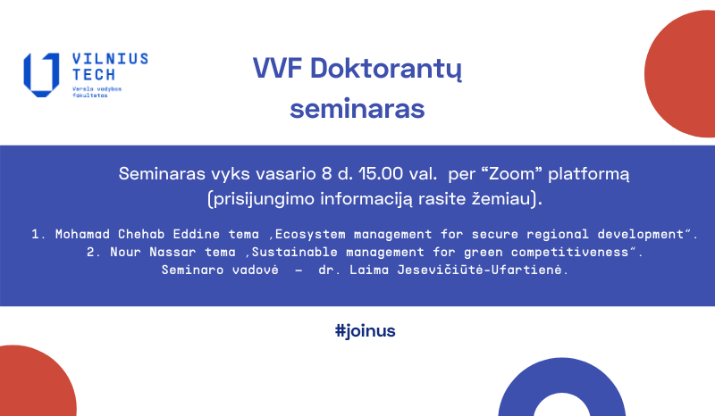 VVF Doktorantų seminaras